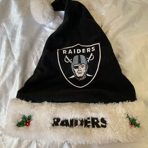 Raiders Football Christmas Hat